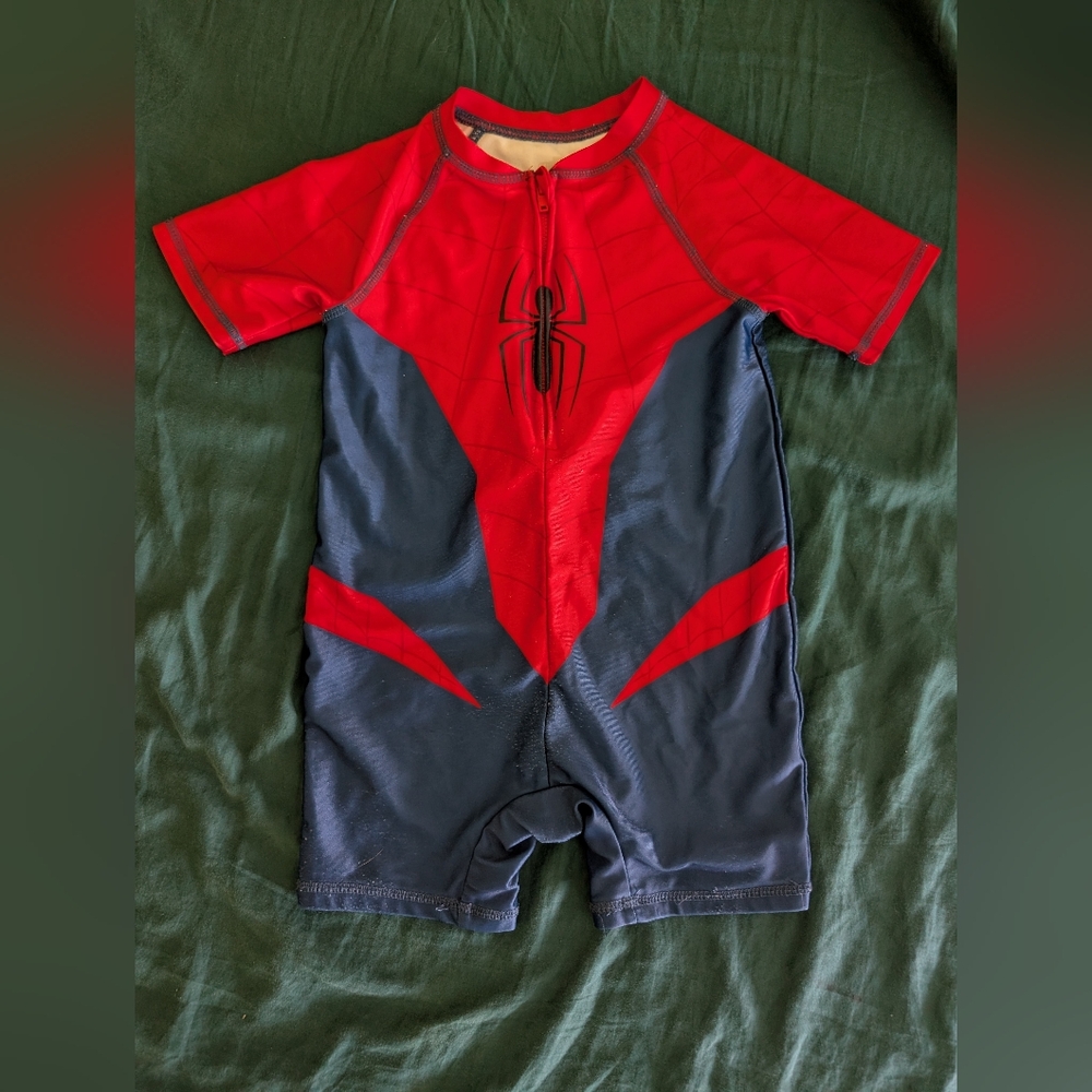 Kids Red and Black Superhero Costume